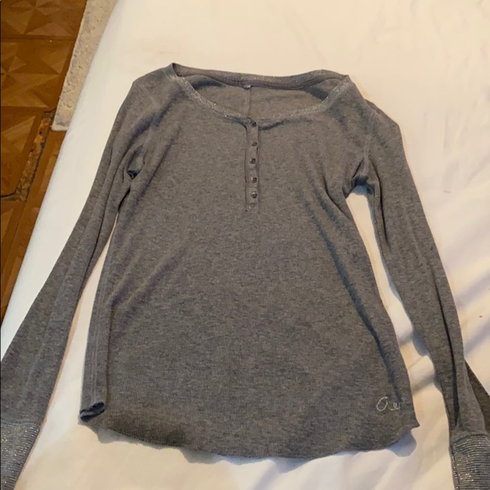 Gray long sleeve Aeropostale shirt